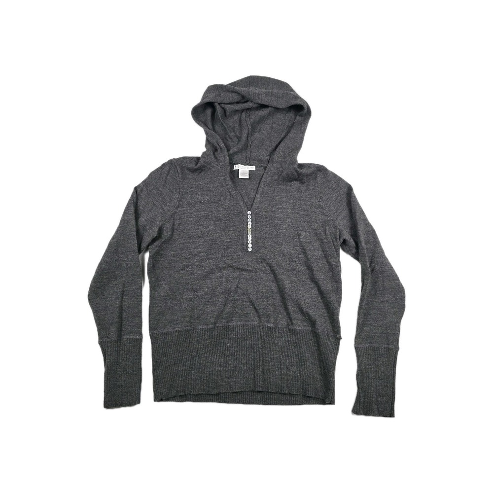 Sarah Spencer Italian Merino Wool Hooded Pullover Sweater Women's Size‎ Large